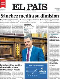 Portada El País 2024-04-25