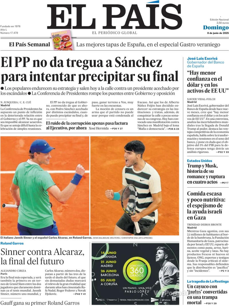 Portada El Mundo 2025-06-08