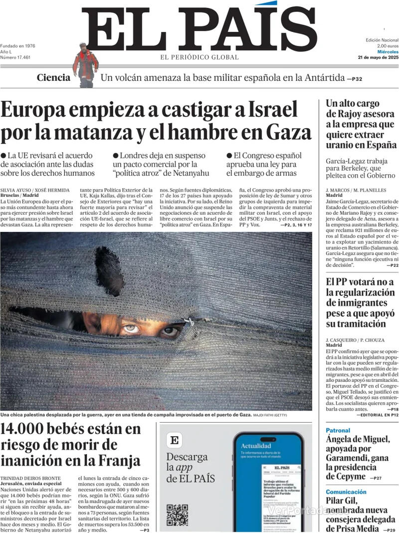 Portada El Mundo 2025-05-21