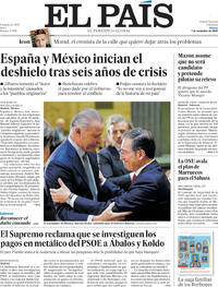Portada El País 2025-11-01