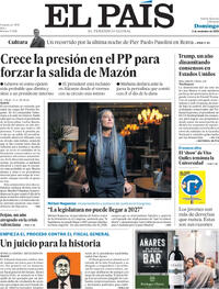 Portada El País 2025-11-02