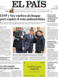Portada El País 2025-12-02