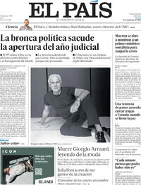Portada El País 2025-09-05