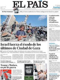 Portada El País 2025-09-07