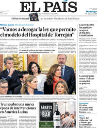 Portada El País 2025-12-07