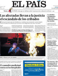 Portada El País 2025-10-08