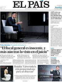 Portada El País 2025-11-09