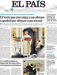 Portada El País 2025-11-10