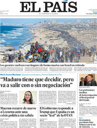 Portada El País 2025-10-11
