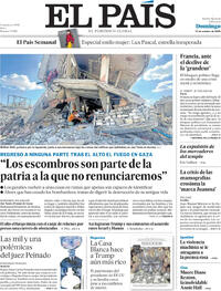 Portada El País 2025-10-12