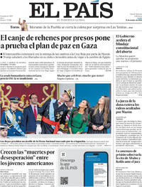 Portada El País 2025-10-13