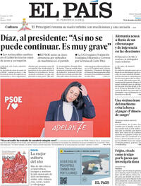 Portada El País 2025-12-13