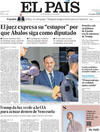 Portada El País 2025-10-16