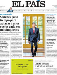 Portada El País 2025-12-16