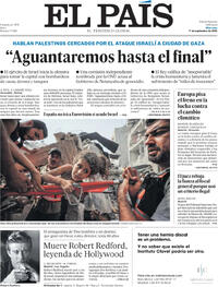 Portada El País 2025-09-17