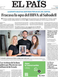 Portada El País 2025-10-17