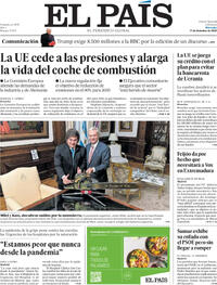 Portada El País 2025-12-17