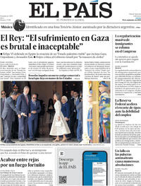 Portada El País 2025-09-18