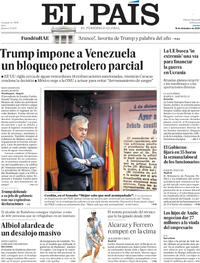 Portada El País 2025-12-18