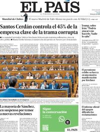 Portada periódico El País
