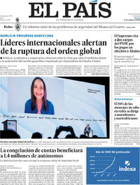 Portada El País 2025-10-21
