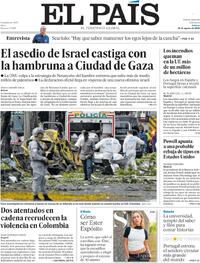 Portada El País 2025-08-23