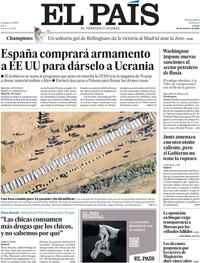 Portada El País 2025-10-23
