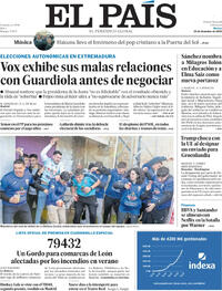 Portada El País 2025-12-23