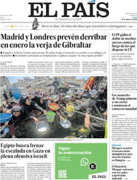 Portada El País 2025-08-25