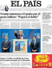 Portada El País 2025-06-26