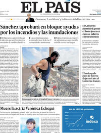 Portada El País 2025-08-26