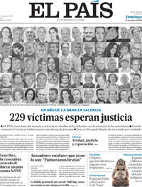 Portada El País 2025-10-26