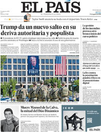 Portada El País 2025-08-27