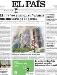 Portada El País 2025-11-27