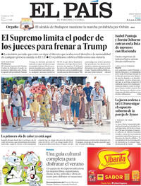 Portada El País 2025-06-28