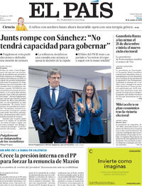 Portada El País 2025-10-28