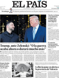 Portada El País 2025-12-29