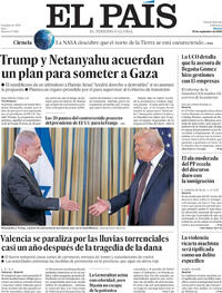 Portada El País 2025-09-30