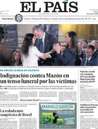 Portada El País 2025-10-30