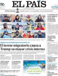 Portada El País 2026-02-01