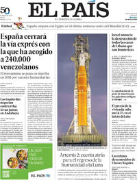 Portada El País 2026-04-01
