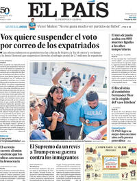 Portada El País 2026-07-01