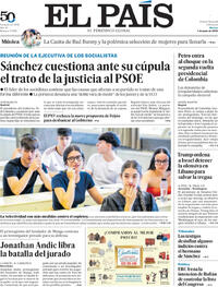 Portada El País 2026-06-02