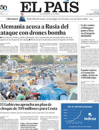 Portada El País 2026-09-02