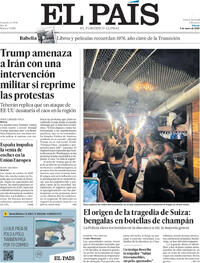 Portada El País 2026-01-03