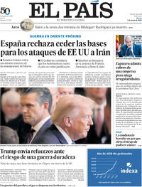 Portada El País 2026-03-03