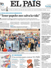 Portada El País 2026-05-03