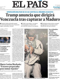 Portada El País 2026-01-04