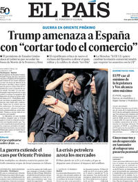 Portada El País 2026-03-04