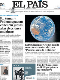 Portada El País 2026-04-04